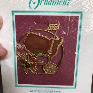Gold plated Augusta National ornaments